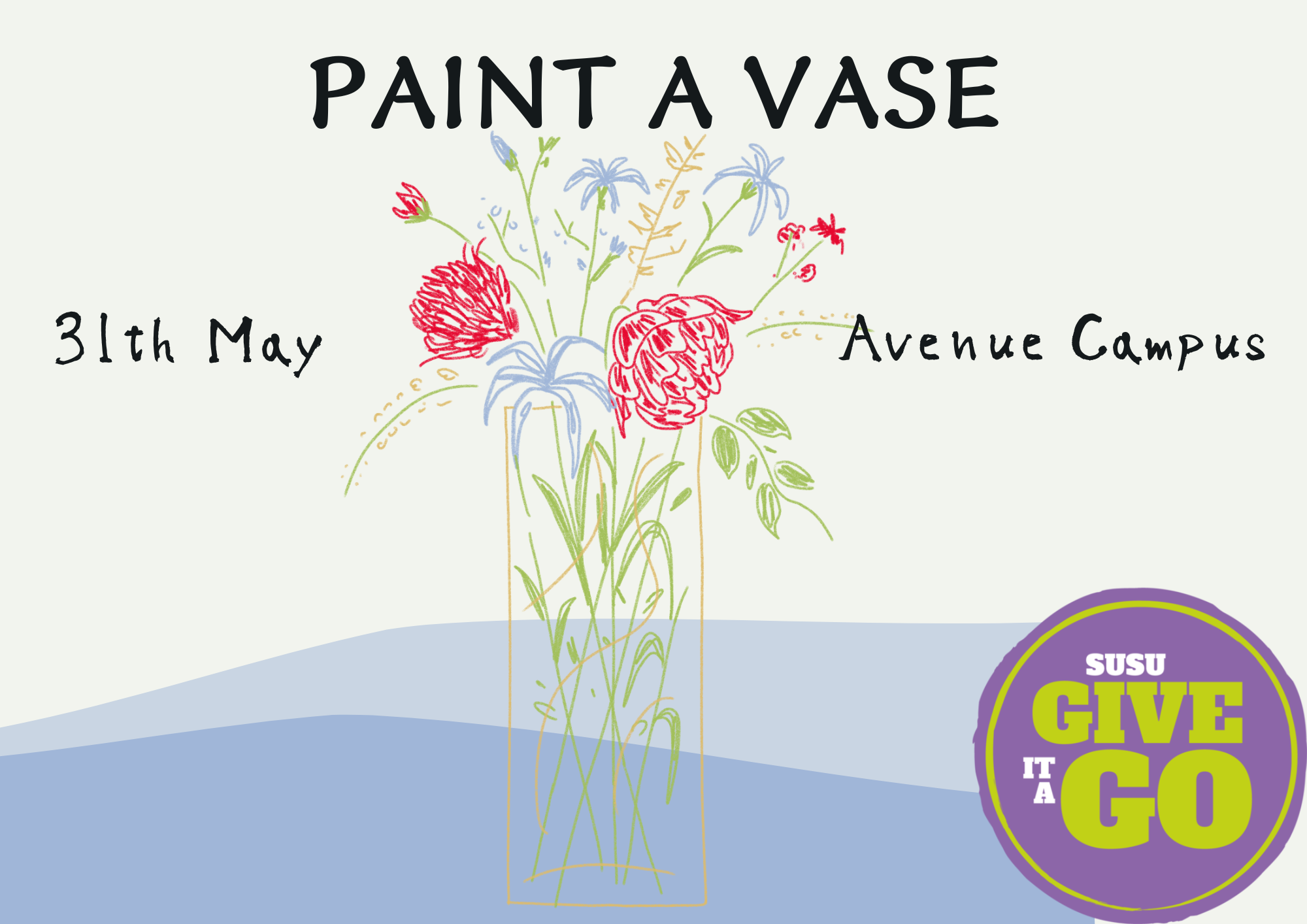 GIAG Crafternoon: Paint a Vase at Avenue (YAMT)